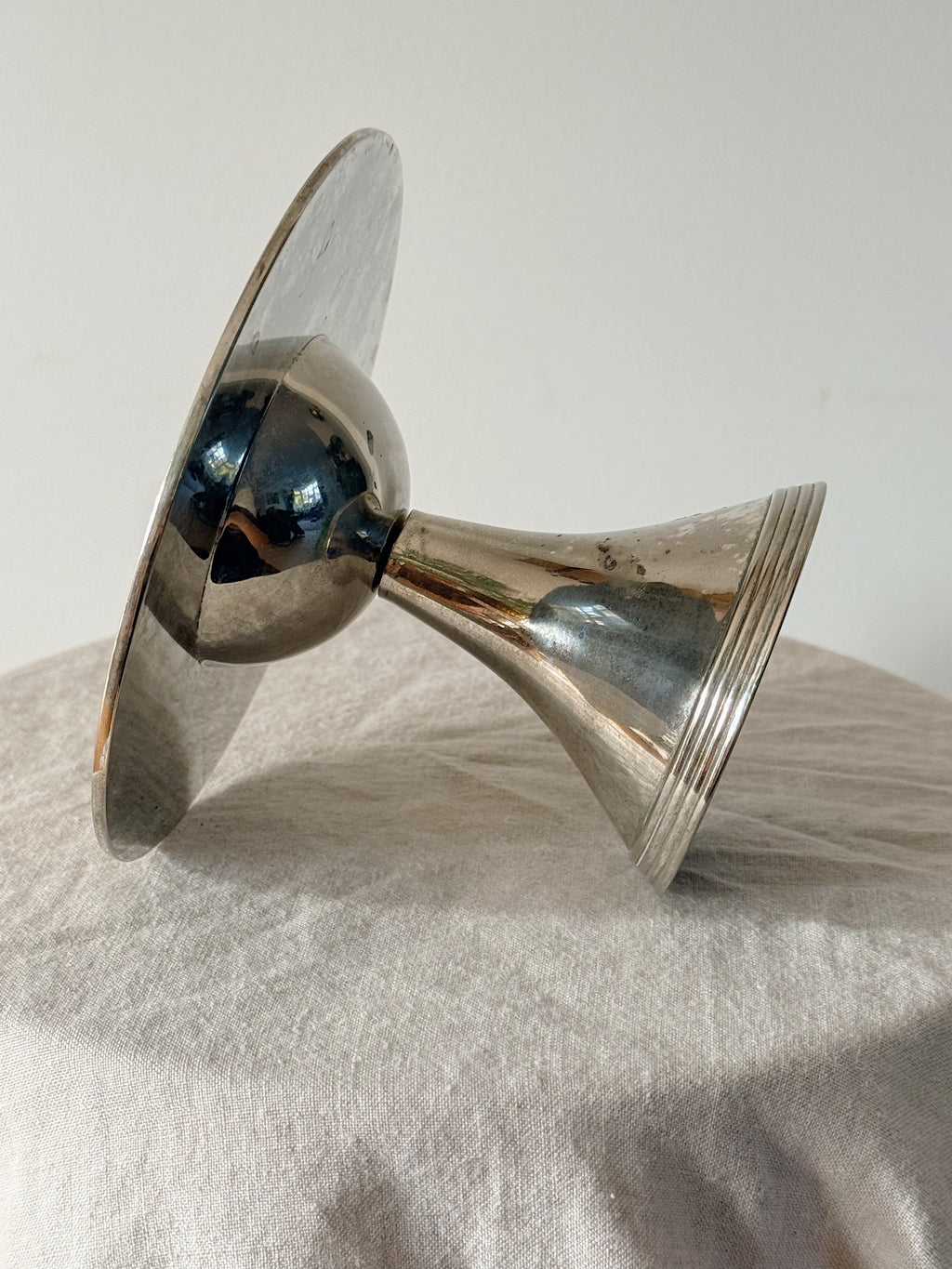 Vintage Zodiac Pedestal Silver Plated