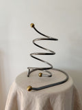 Vintage Wine Bottle Holder Atomic Style Spiral  Mid Century Modern