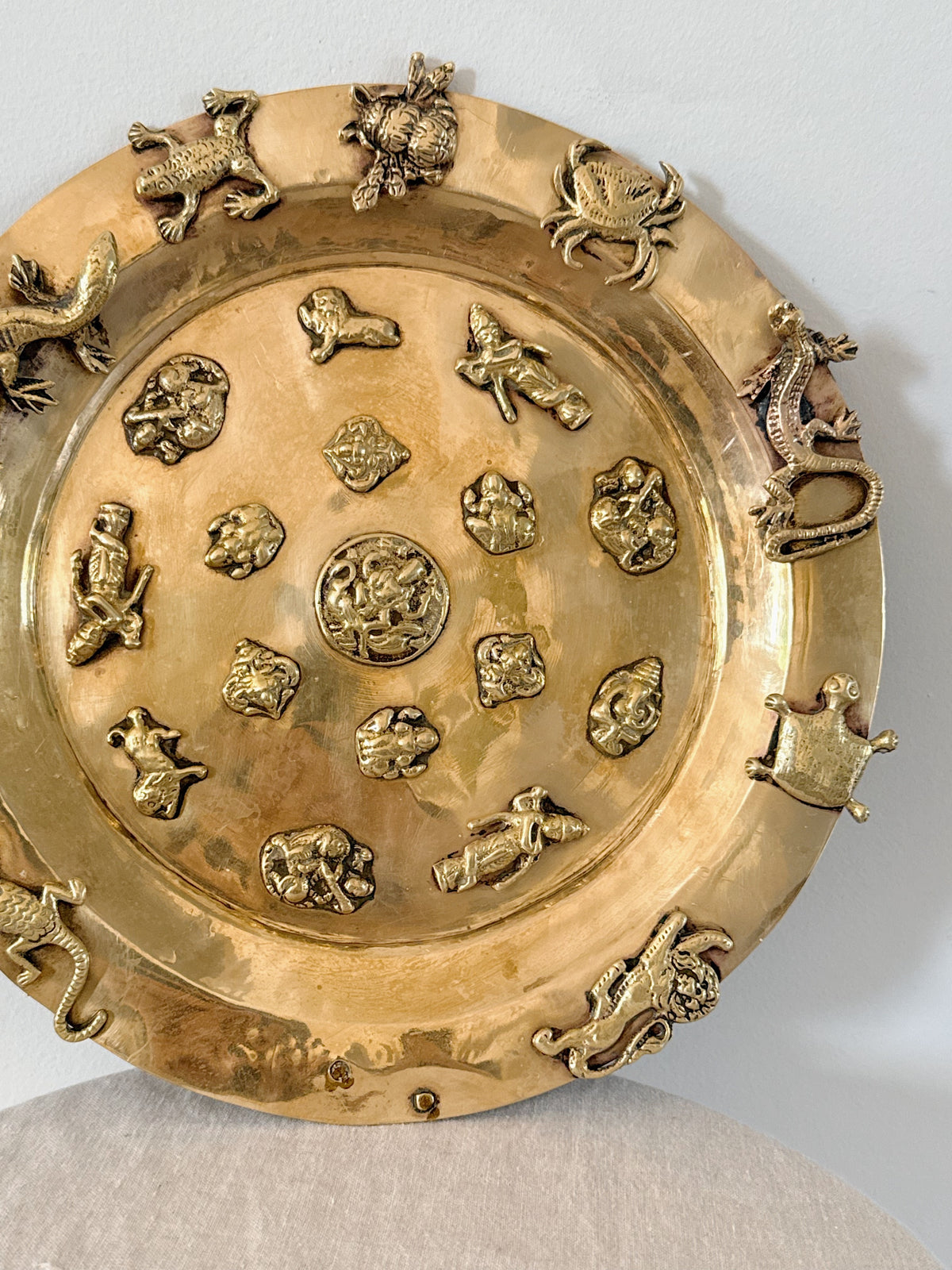 Detailed Copper Wall Platter