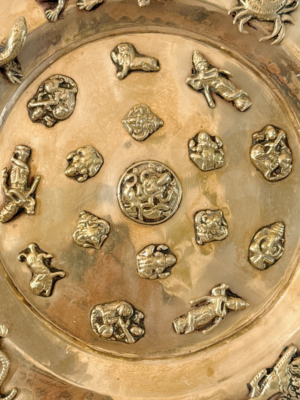 Detailed Copper Wall Platter