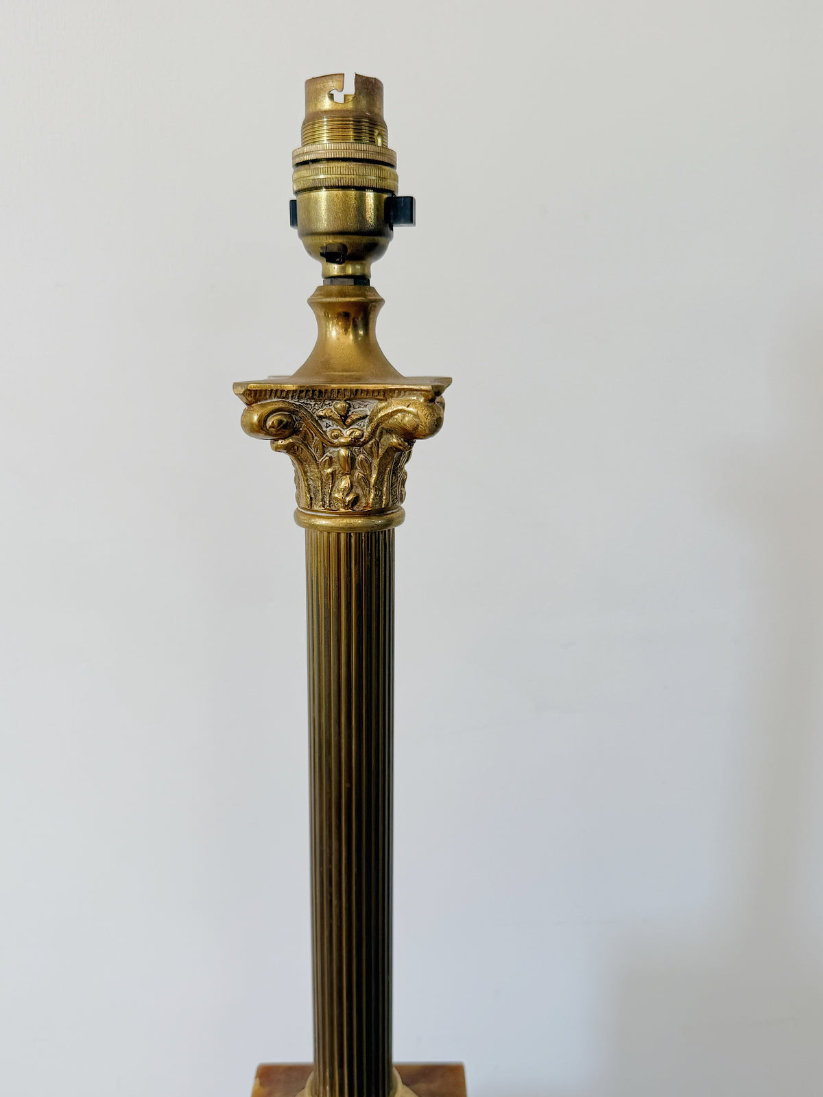 Antique Corinthian Column Lamp