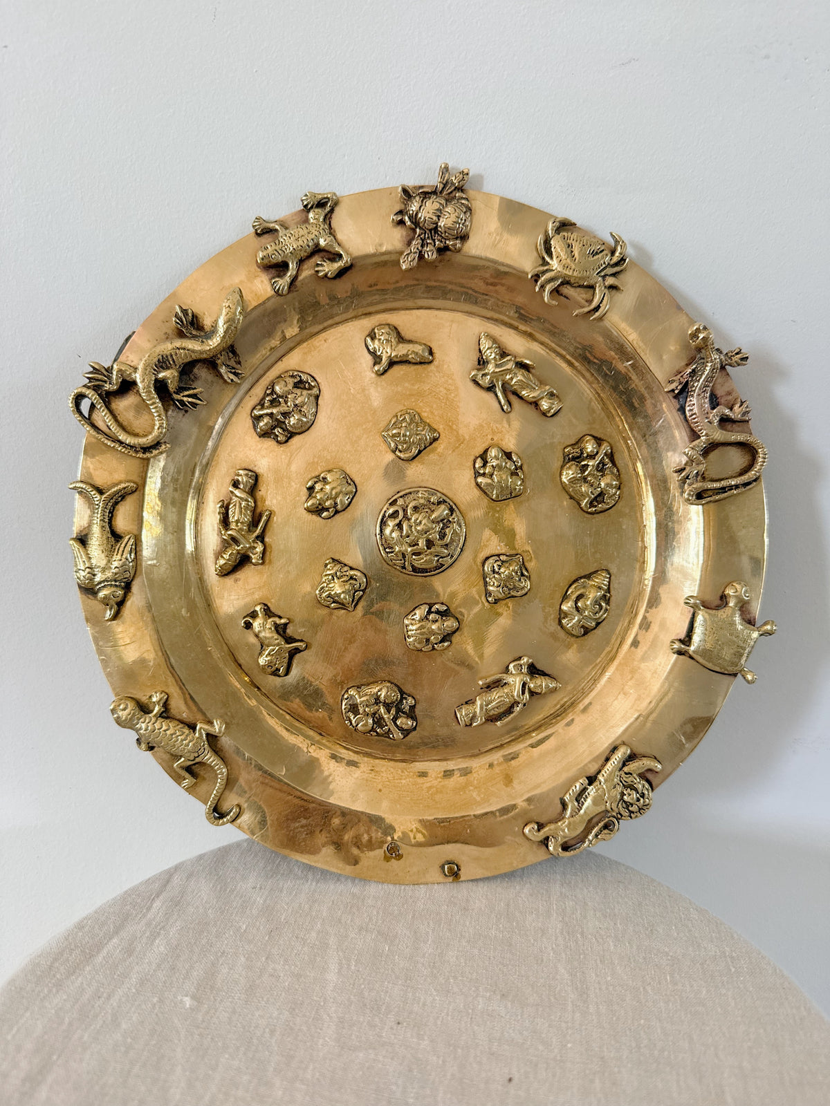 Detailed Copper Wall Platter