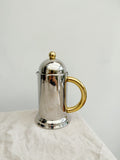 Inoxpran ‘Orchidia’ Stainless Steel and Brass Creamer - Made in Italy