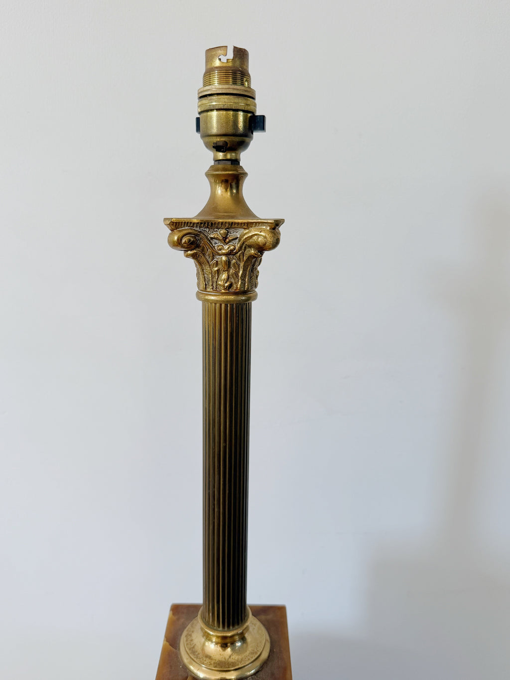 Antique Corinthian Column Lamp