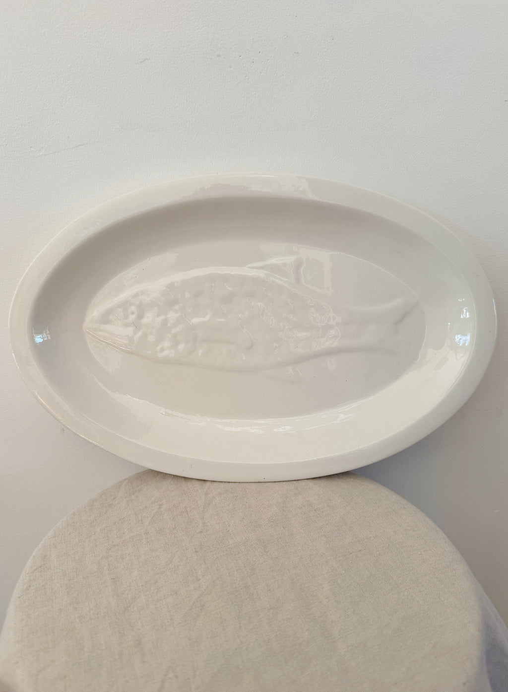 Vintage Italian Ceramic Fish Platter