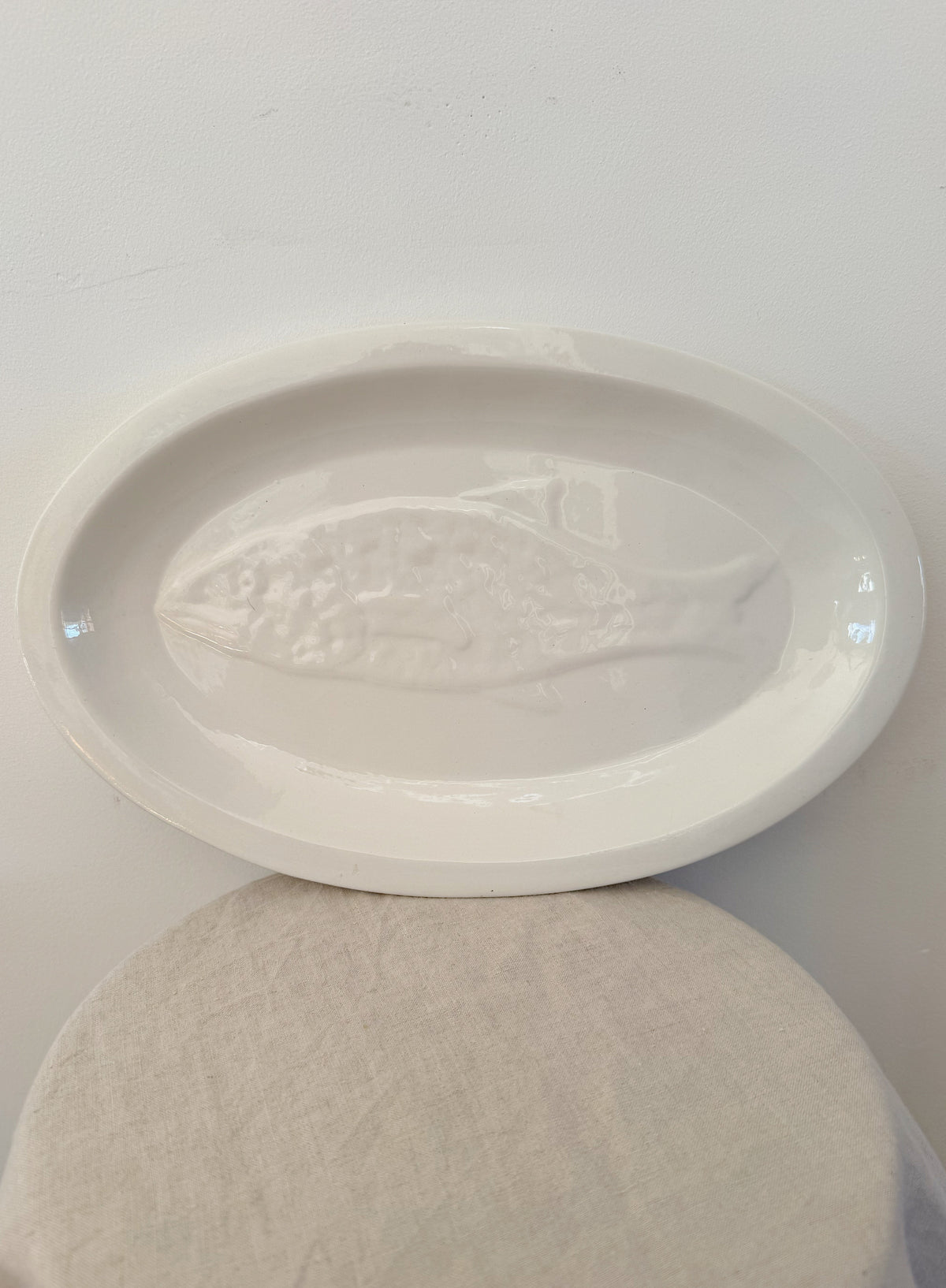 Vintage Italian Ceramic Fish Platter