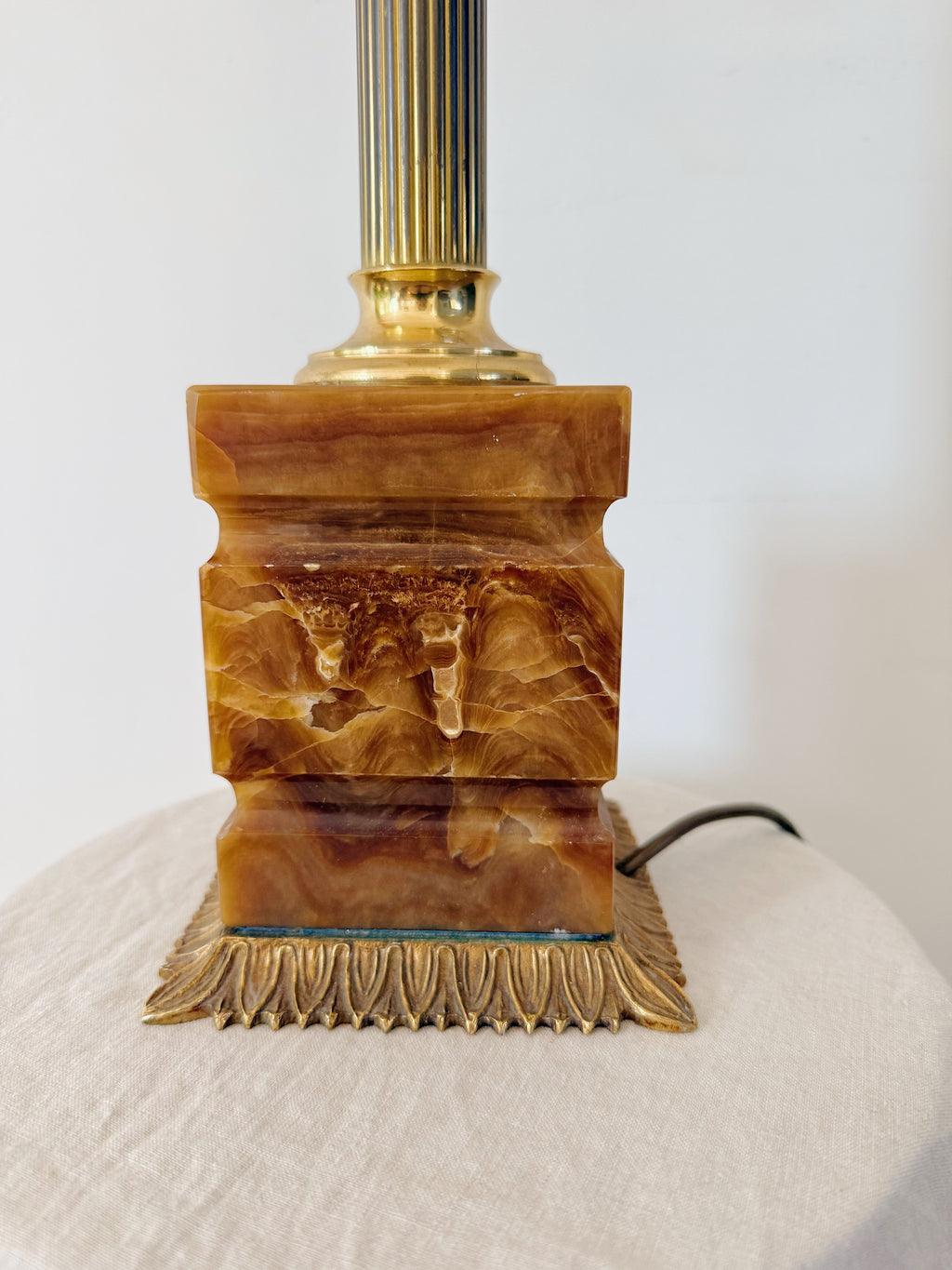 Antique Corinthian Column Lamp
