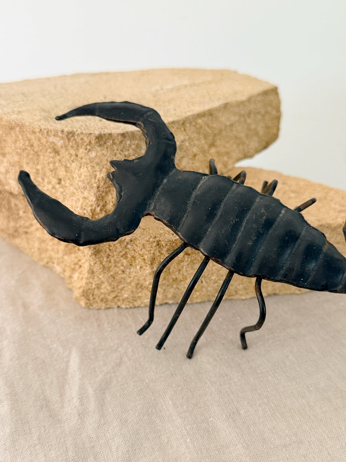 Vintage Folk Art Iron Scorpion