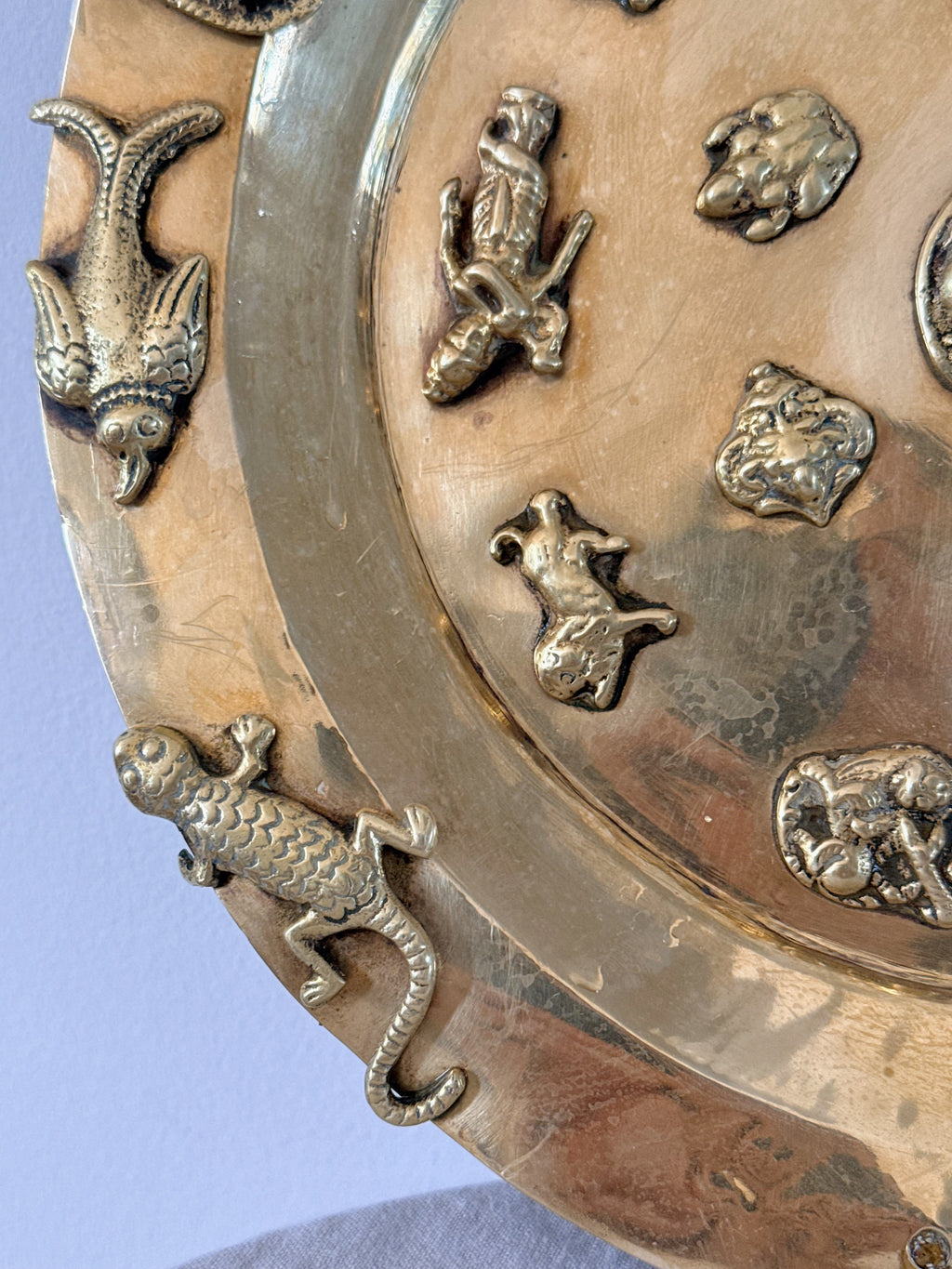 Detailed Copper Wall Platter