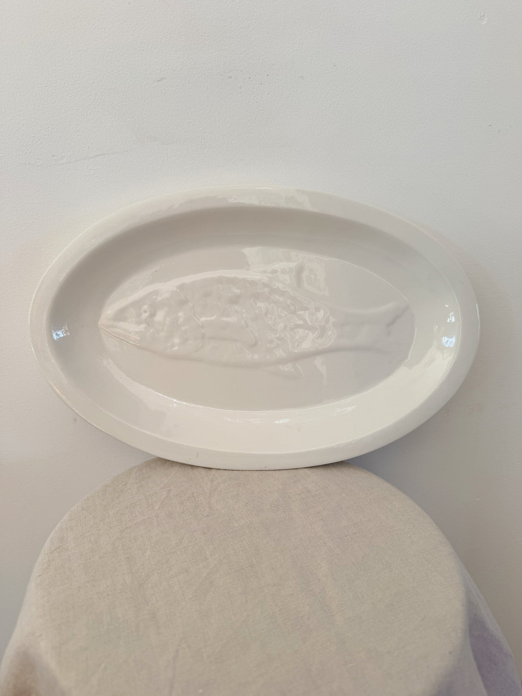 Vintage Italian Ceramic Fish Platter
