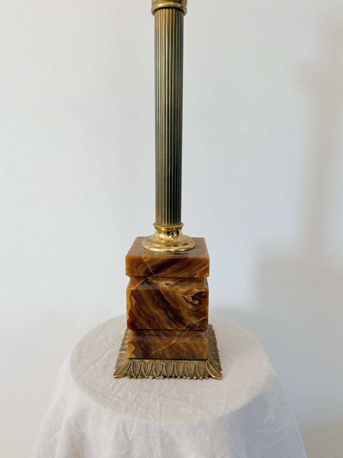 Antique Corinthian Column Lamp
