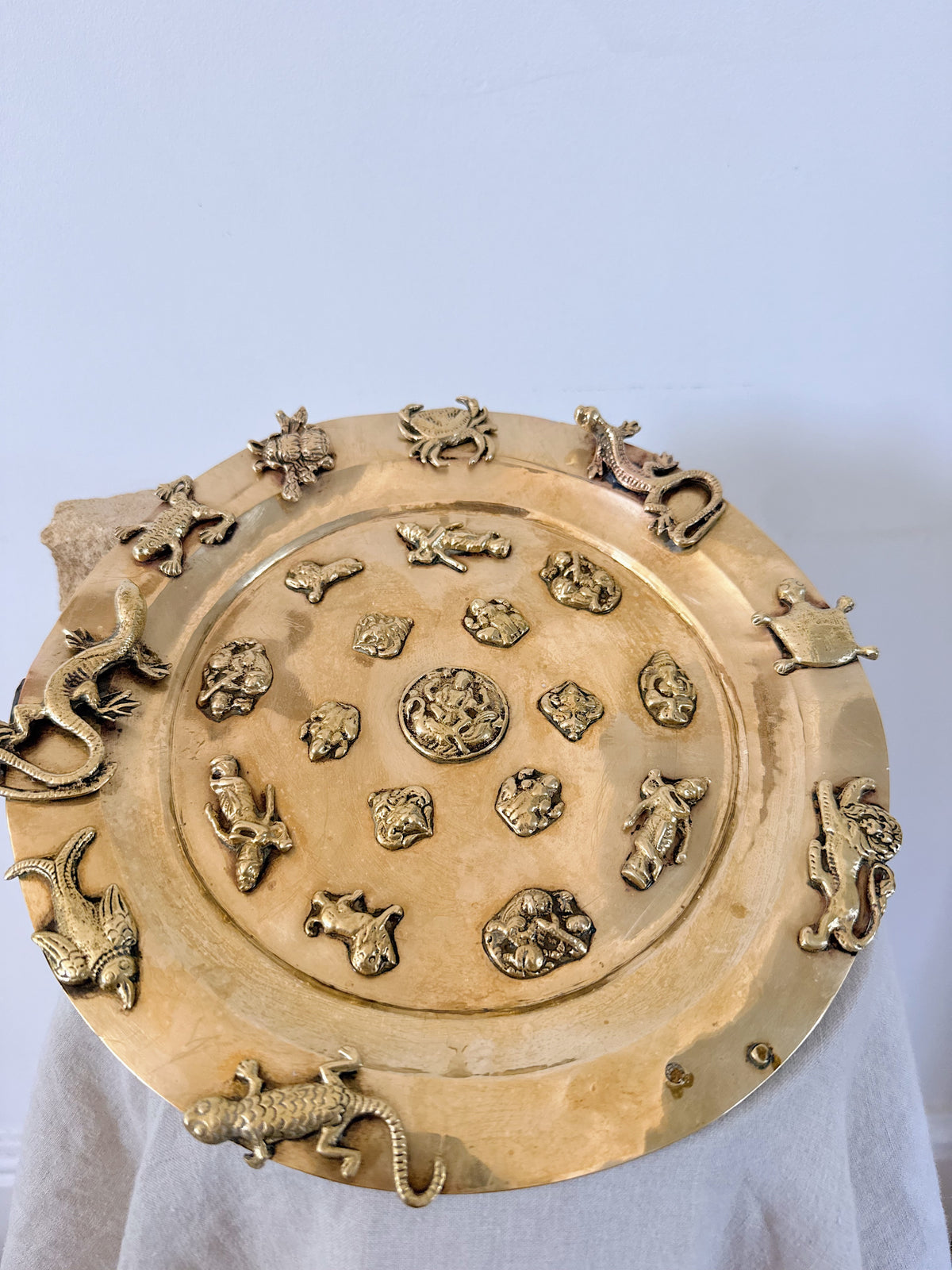 Detailed Copper Wall Platter
