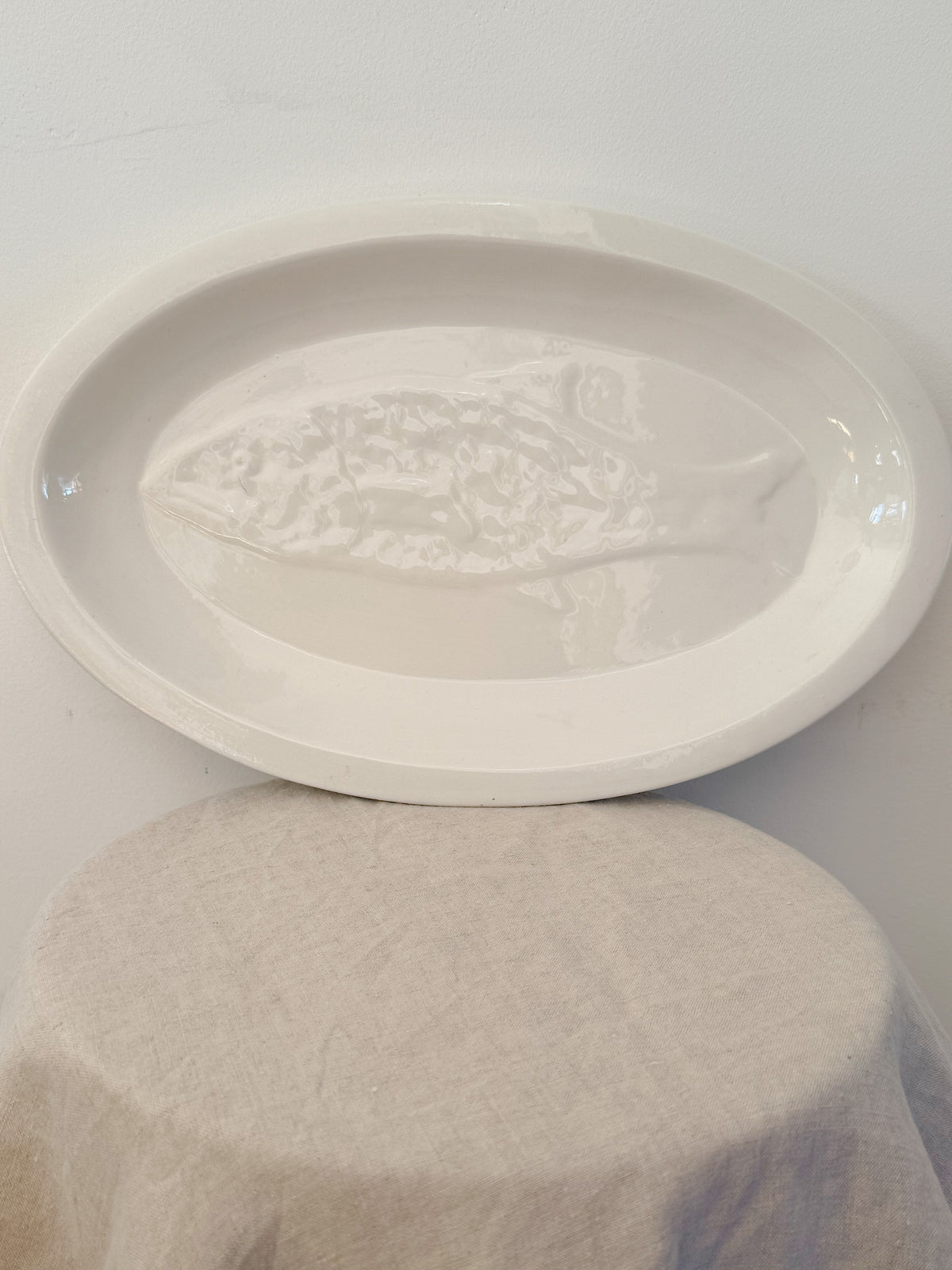 Vintage Italian Ceramic Fish Platter