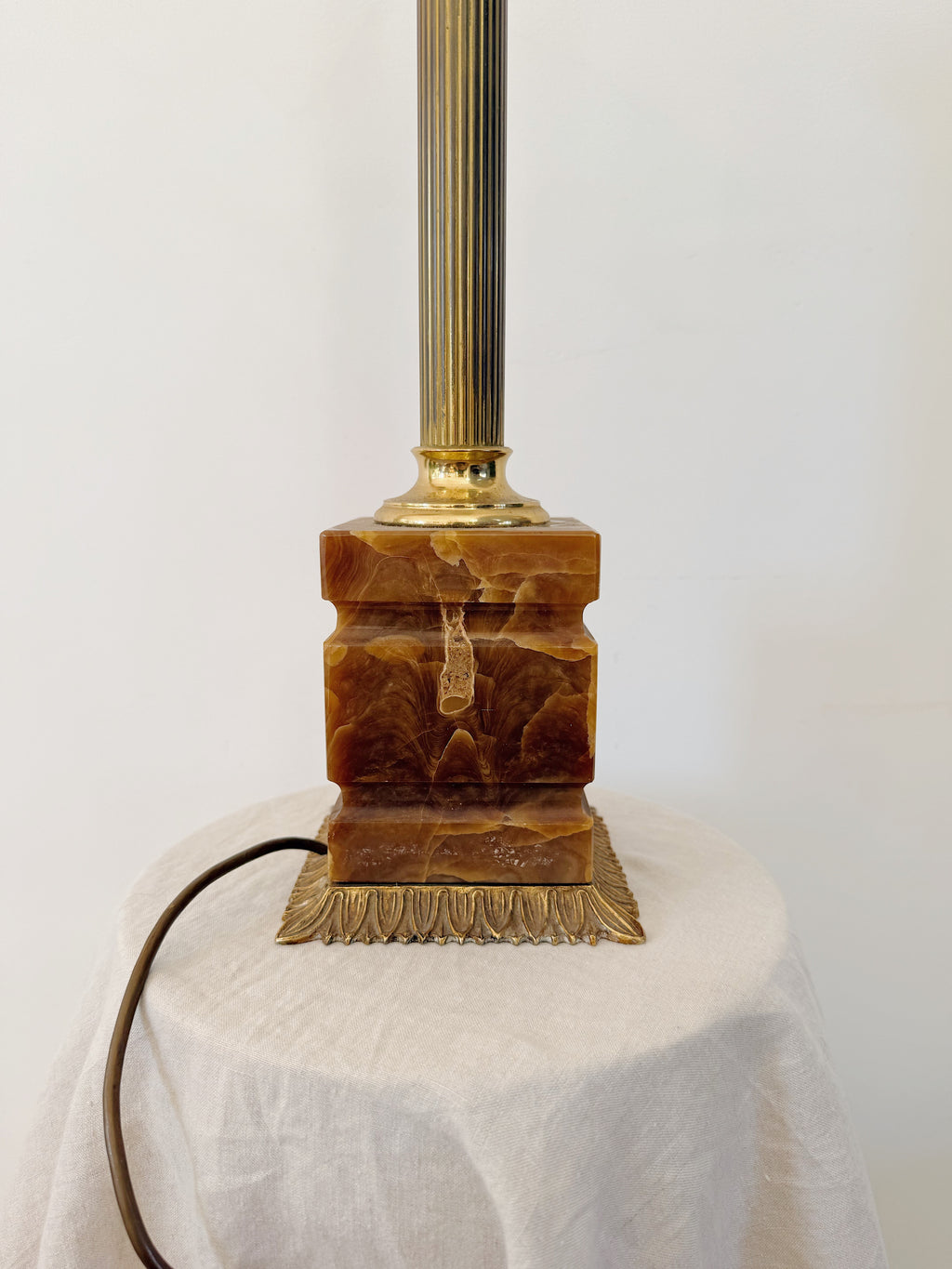 Antique Corinthian Column Lamp