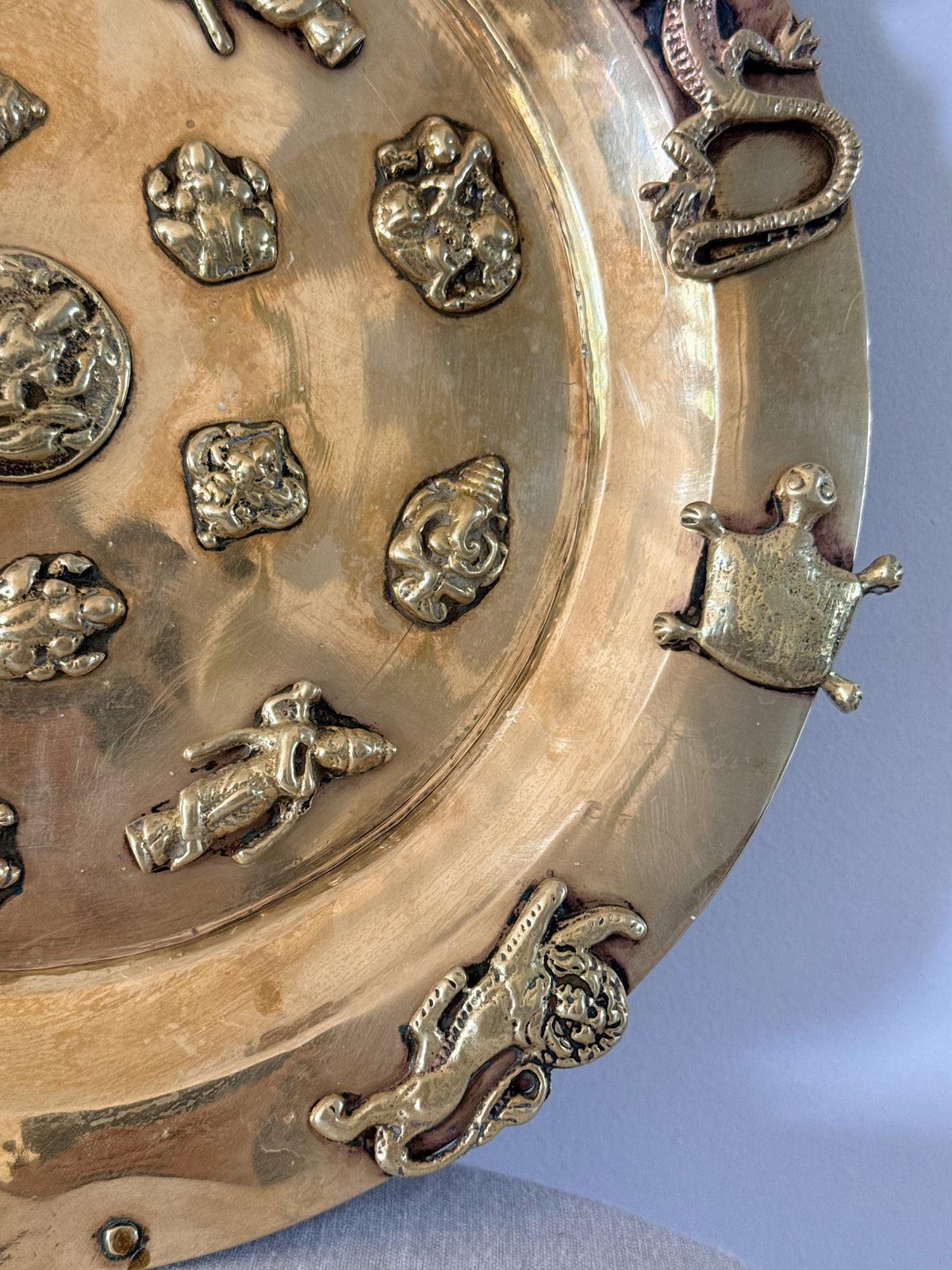 Detailed Copper Wall Platter