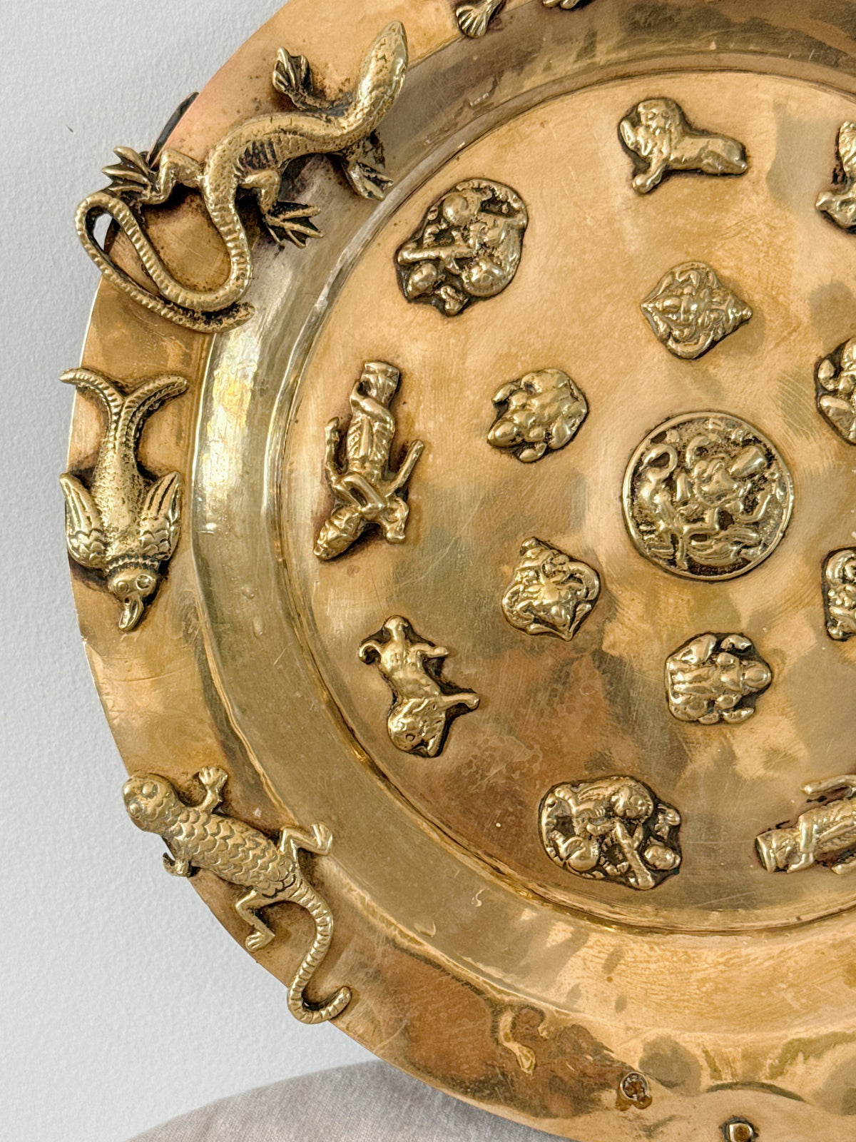 Detailed Copper Wall Platter