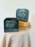 Soapstone Fish Bookends