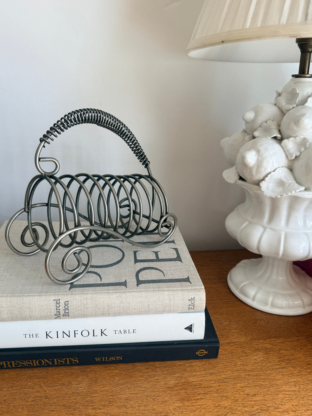 Vintage Style Wine Holder Stainless Steel Curl Classico Spiral