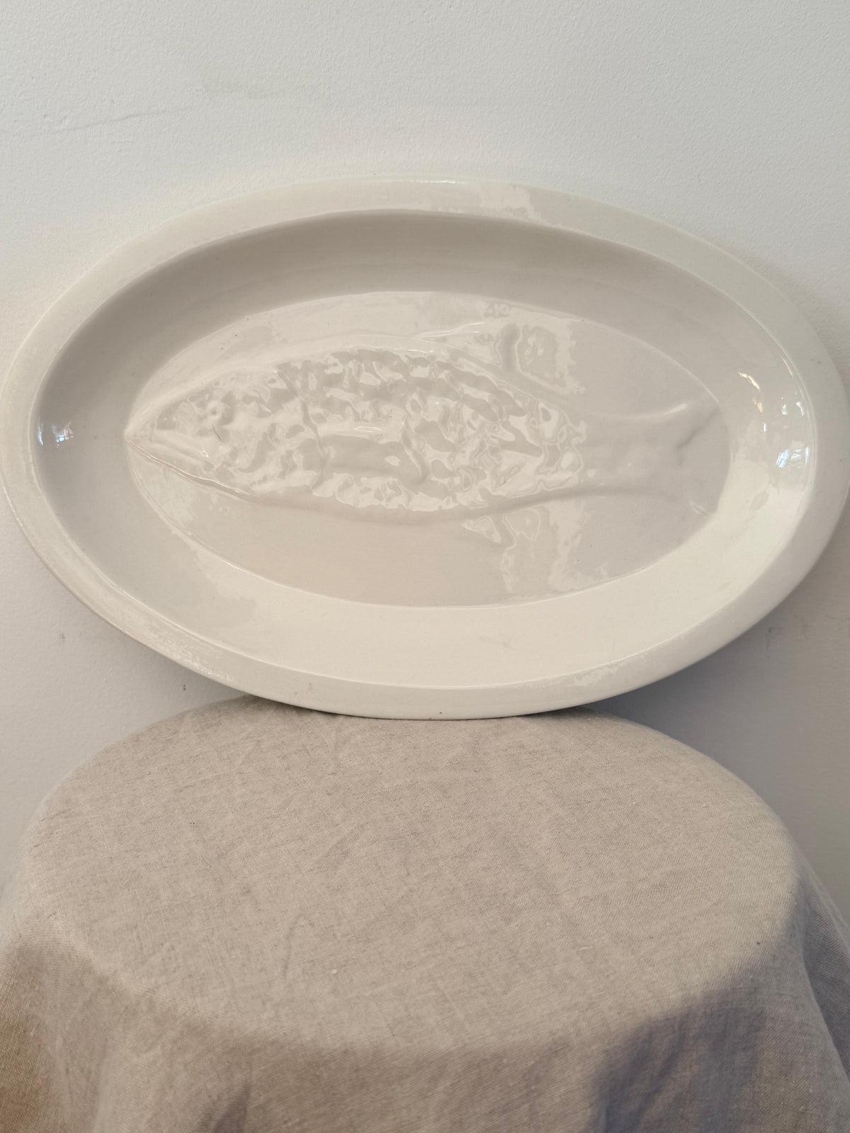 Vintage Italian Ceramic Fish Platter